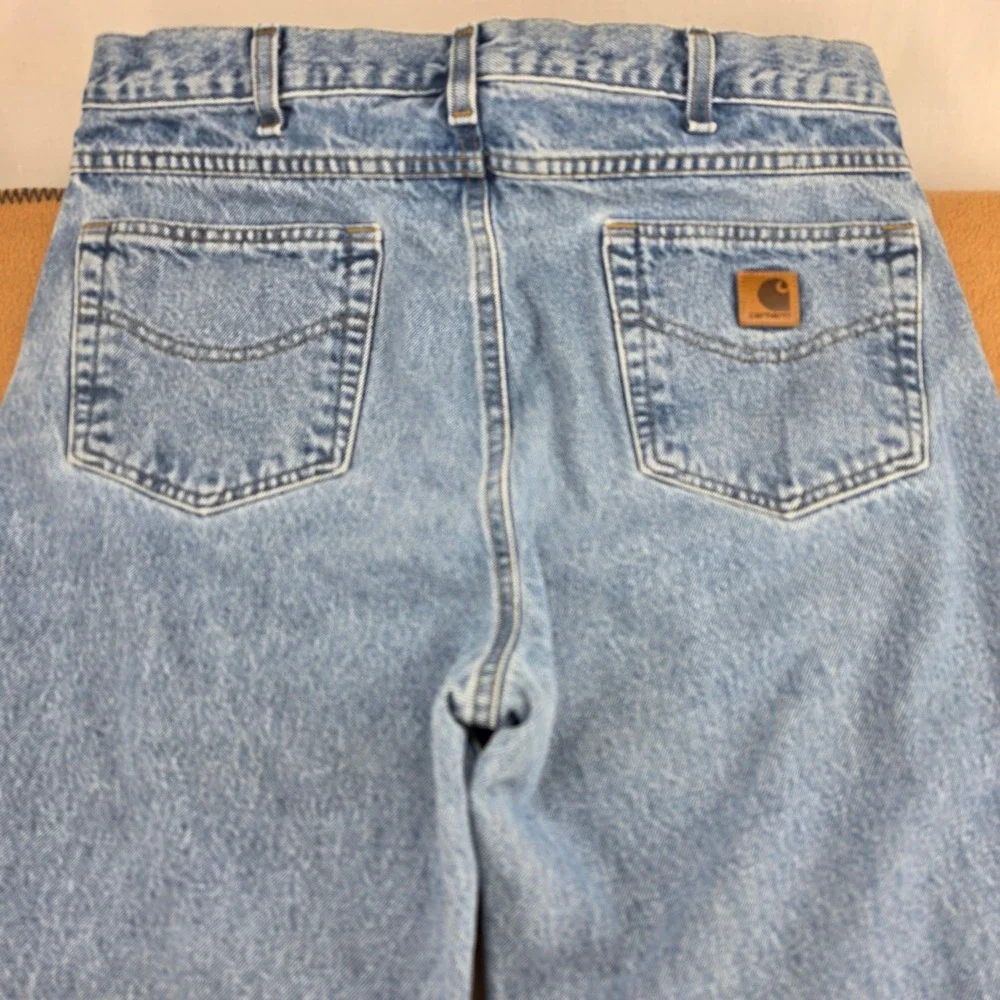 Carhartt B18-STW Traditional Fit Stonewash Blue Denim Jeans Mens 36x36